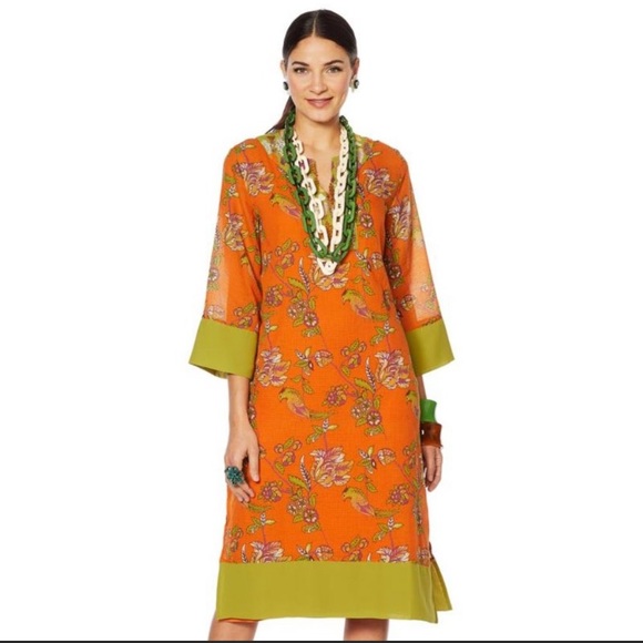 SALE 🎉 Rara Avis BY Iris Apfel Caftan Dress Sz Small - Picture 3 of 8